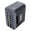 Switch công nghiệp AurCore AIS4001P L2+ | 8GE | 4G SFP+ | PoE/PoE+