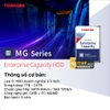 Ổ Cứng HDD Toshiba Enterprise MG 3.5Inch Chuẩn SATA-III / SAS 3.5″ Chính Hãng