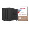 Combo thiết bị lưu trữ DAS TerraMaster D2-320 và ổ cứng HDD Toshiba N300 hoạt động 24/7