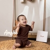 Set bộ ngắn tay quần lửng cho bé trai và bé gái Slink (3M-3Y)
