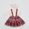 Váy yếm rời kẻ caro Bambi dành cho bé gái (3M-3Y)