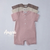Bodysuit ngắn tay cúc bấm đùi cho bé trai và bé gái Dumbo (0M-24M)