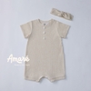 Bodysuit ngắn tay cúc bấm đùi cho bé trai và bé gái Dumbo (0M-24M)