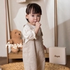 Yếm đùi kẻ caro mùa hè cho bé trai bé gái Bonnet (3M-3Y)