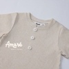 Bodysuit ngắn tay cúc bấm đùi cho bé trai và bé gái Dumbo (0M-24M)