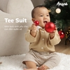 Set sơ mi dài tay Tee Suit áo sơ mi quần caro dành cho bé trai (3M-3Y)
