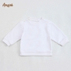 Áo rời Starry chất liệu nỉ cotton da cá không thêu áo trắng trơn