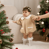 Bodysuit đùi Bee thiết kế cổ cách điệu cho bé gái (0-24M)