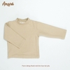 Áo nỉ Woolen thiết kế cổ cao 3 phân cho bé trai và bé gái (3M-3Y)