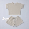 Set bộ ngắn tay mùa hè cho bé trai và bé gái Timon (3M-3Y)