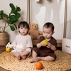 Set bộ ngắn tay quần lửng cho bé trai và bé gái Slink (3M-3Y)