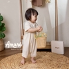 Bodysuit ngắn tay cúc bấm đùi cho bé trai và bé gái Dumbo (0M-24M)