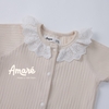 Bodysuit đùi cổ cách điệu cho bé gái Floral (0M-24M)