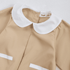 Bodysuit đùi Bee thiết kế cổ cách điệu cho bé gái (0-24M)