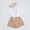 Set cộc tay Mint Suit áo sơ mi kèm quần đùi cho bé trai (3M-3Y)