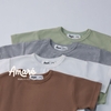 Áo thun trơn ngắn tay dáng lửng cho bé trai và bé gái Coral (3M-3Y)