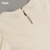 Áo rời cách điệu len cotton dập nổi hoa nhí cho bé gái Blouse (0M-3Y)