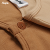 Áo thun dài tay Beige Sweatshirt chất liệu cotton co dãn cho bé trai và bé gái (6M-3Y)