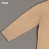 Áo thun dài tay Beige Sweatshirt chất liệu cotton co dãn cho bé trai và bé gái (6M-3Y)