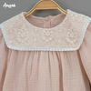 Bodysuit đùi Berry cổ vuông phối ren cho bé gái (0M-3Y)