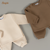 Set nỉ Grizz Bear chất liệu giữ nhiệt ấm áp cho bé trai và bé gái (3M-3Y)