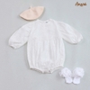 Bodysuit đùi Mint thiết kế họa tiết dập nổi cho bé gái (0-24M)