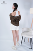 Khoác kaki lửng 2 túi nắp