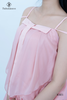 Set đầm vạt xéo chun hông kèm short
