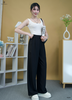 Quần cotton ống suông