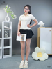 Áo xô thêu viền ren