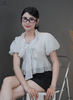 Áo tơ BBD cổ nơ