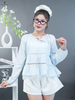Áo BBD tơ cổ ren