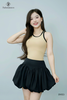 Chân váy cotton bí phồng