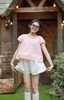 Áo babydoll 3 li tay đắp tầng LAD1 nữ tính, trẻ trung