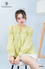 Áo babydoll voan tơ cổ bèo