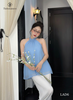 Áo yếm tơ thắt nơ sau