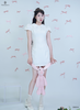 White bow dress