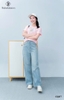 Quần jean suông ống rộng basic