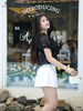 Áo babydoll tùng xòe cổ bèo