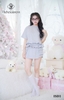 Tối giản nhưng cuốn hút vớt set áo chun eo, cv ngắn túi hộp ISD1