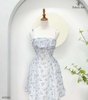 Đầm xòe dây hoa KDD010