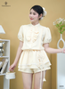 Set đầm bèo ren dây hoa