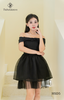 Đầm tiệc xoè trễ vai tùng lưới HSD5 xinh xắn