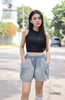 Quần short jean lưng chun CQD020 thoải mái, năng động
