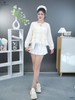 Áo BBD tơ cổ ren