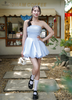 Set đầm caro cup bí