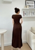 Đầm thun cổ vuông basic SZDD002 mềm mại