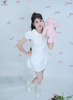 White bow dress