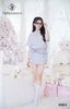 Tối giản nhưng cuốn hút vớt set áo chun eo, cv ngắn túi hộp ISD1