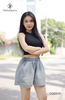 Quần short jean lưng chun CQD020 thoải mái, năng động